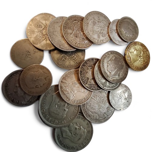 301 - Coins - Florins, 1921 (2)1922 (2);  1936 (2);  Half Crown 1923, 1927, 1937, 1945;  si... 