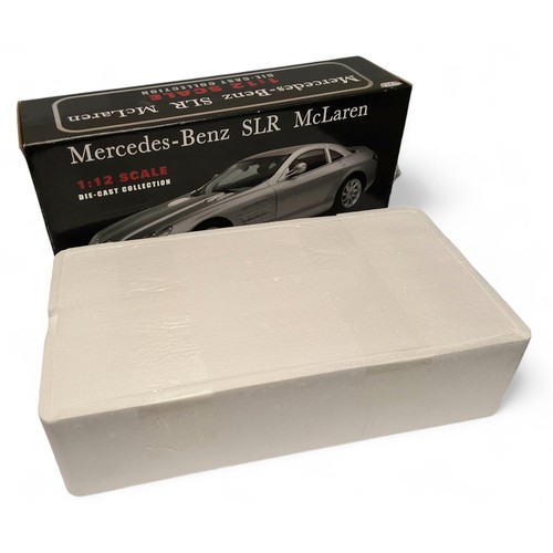 501 - A Motormax no.73004 Mercedes-Benz SLR McLaren 1:12 scale die-cast, internal & external packaging