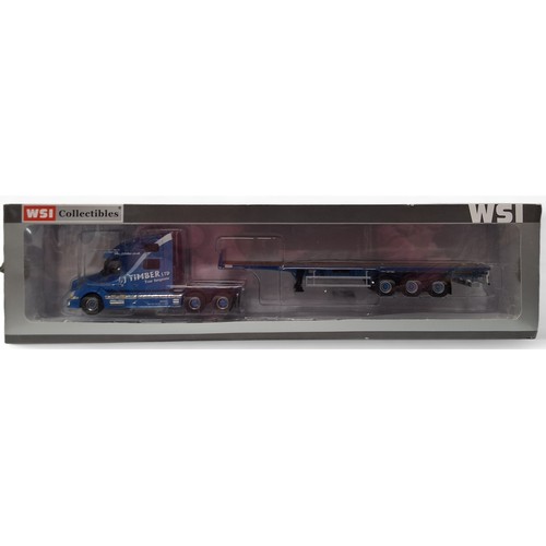 549 - A WSI Collectibles LJ Timber of Sheffield Volvo VN780 6x4 Truck and Flatbed, 1 of 200, commissi... 