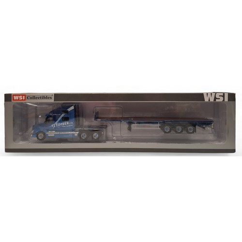 550 - A WSI Collectibles LJ Timber of Sheffield Volvo VN780 6x4 Truck and Flatbed, 1 of 200, commissi... 