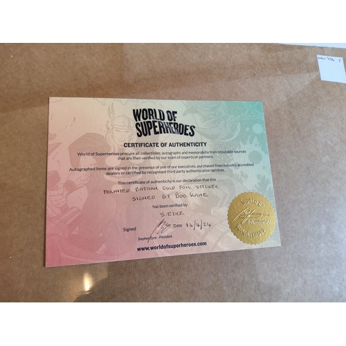 Comics DC Bob Cane (19151998) American Comic Book Artist signature