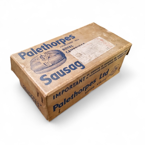 508 - Advertisement - an early 20th century Palethorpes sausages trade box