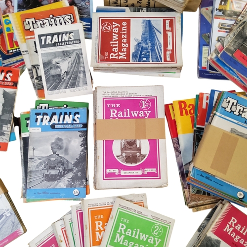 519 - Railwayana - a collection of early 20th century and later The Railway magazines, Trains magazines, m... 