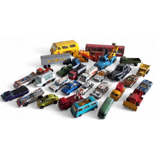 704 - Die-cast vehicles including a Hot Wheels Redline Dedra, purple body, 1967; Hot Wheels Redline 6... 