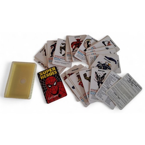 718 - A Marvel Super Heroes Card Game, complete with 20 Super Heroes, 20 The Villains, Rules and List Card... 