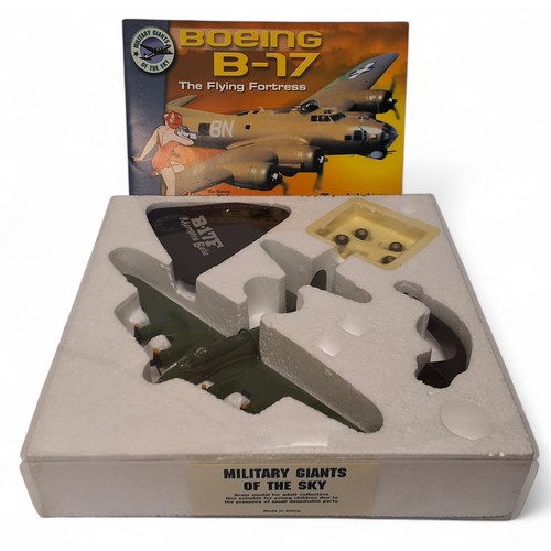 732 - A Matchbox 1-72nd scale Wellington Mk. X, unbuilt, (appears complete), boxed; a Matchbox Hawker Fury... 