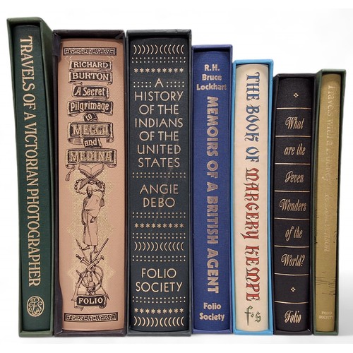 324 - The Folio Society including A Secret Pilgrimage to Mecca and Medina, Memoirs of a British Agent, A H... 