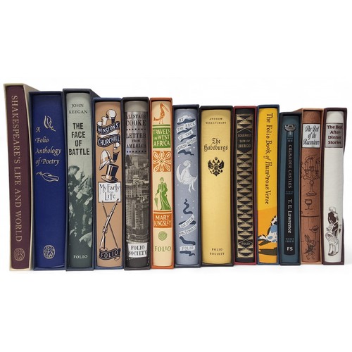 325 - The Folio Society books including Shakespeare's Life and World; The Folio Anthology of Poetry; The F... 