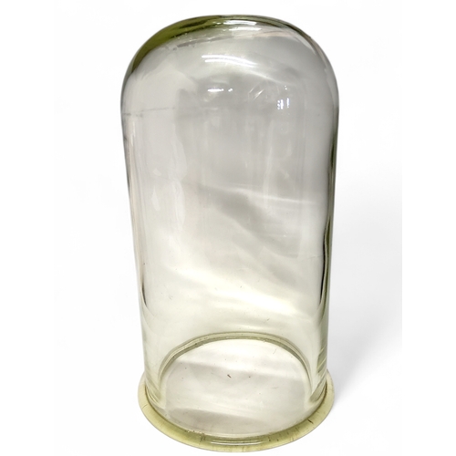 392 - A Victorian bell jar, 44cm x 23cm diameter