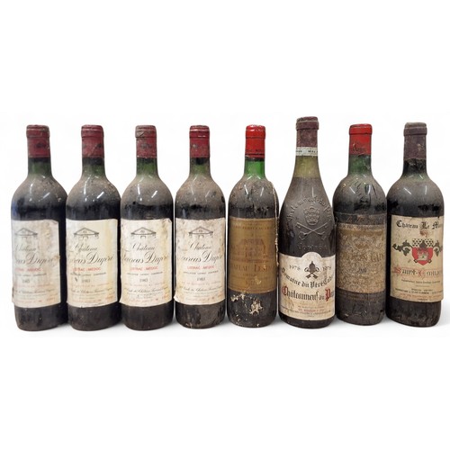 652 - A Domaine du Pere Caboche Chateauneuf du Pape 1978, 75cl; 1984 Chateau Fourcas Dupre, Listrac-Medoc,... 