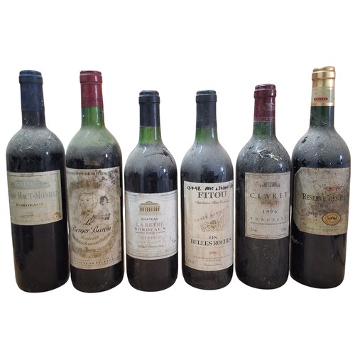 276 - A 1990 Gevrey Chambertain, bottled for Robert De Villiers, 75cl; a 1986 Mouton Cadet Bordeaux, 75cl;... 