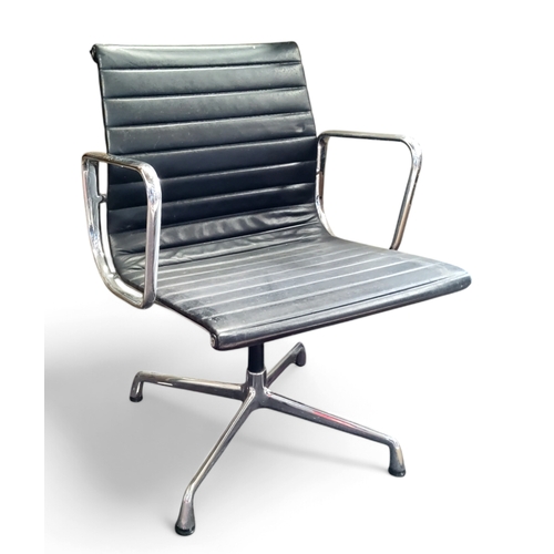 435 - An Eames 'EA117 Aluminium Group' desk chair, original design, 1958 by Charles and Ray Eames, manufac... 