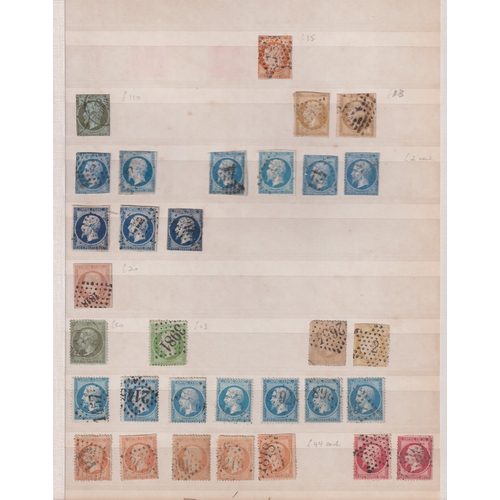 663 - Stamps- A collection of mainly fine used French stamps with a little duplication from 1800's to 1940... 