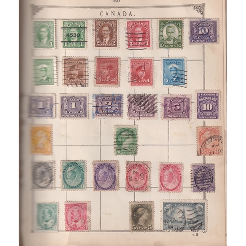 668 - Stamps- A Lincoln Album of GB, Commonwealth and World used collection from Queen Victoria to King Ge... 