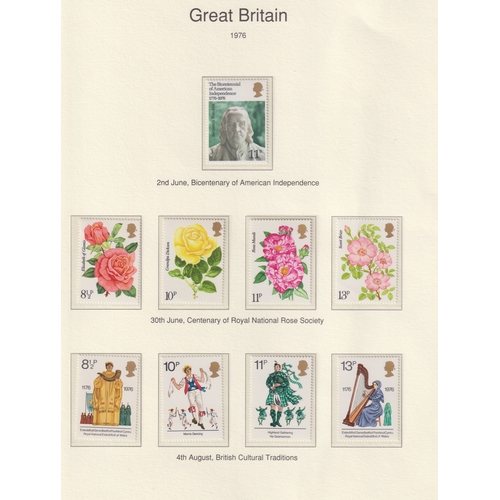 671 - Stamps- A mint and used collection of GB stamps from Queen Victoria to modern in 5 good quality ... 