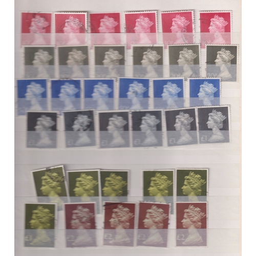 678 - Stamps- GB duplicated collection of mainly used stamps from King Edward VIII to Queen Elizabeth. Inc... 