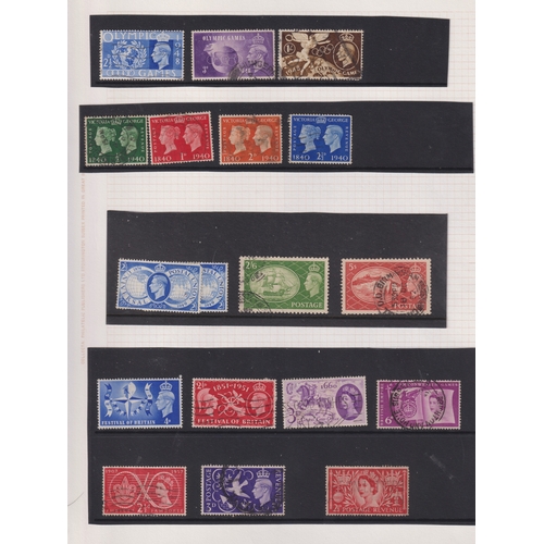 686 - Stamps- Two stock books and an album containing a mint and used collection Queen Victoria onwards, C... 