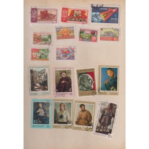 695 - Stamps- Seven albums of Commonwealth European and world stamps mint and used from GB, Spain, The Vat... 