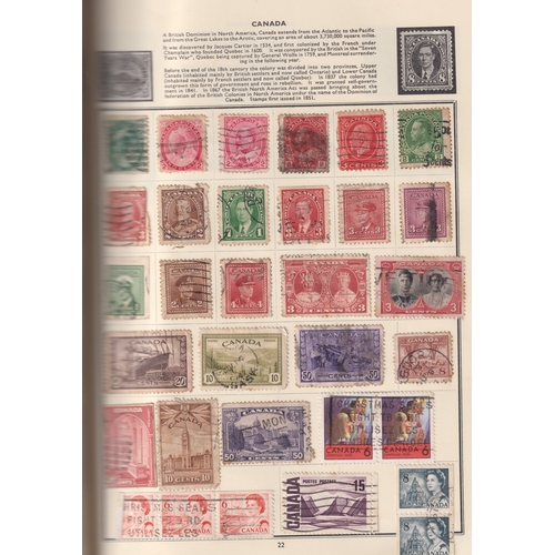 703 - Stamps- A box containing 2 stock books and 4 albums of mint and used GB, Commonwealth and world stam... 