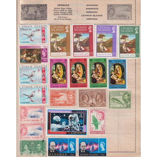 710 - Stamps - a carton containing eight binders/stock books of mint and used GB, Commonwealth and wo... 