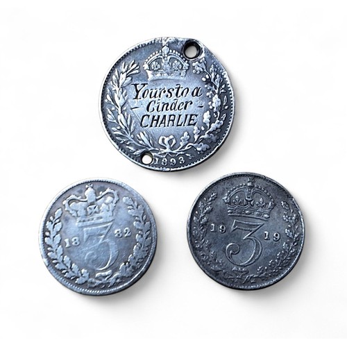 202 - Numismatics - a quantity of sixpences; pre 1947, 326g; pre 1927, 72.8g; others later; a Victorian th... 