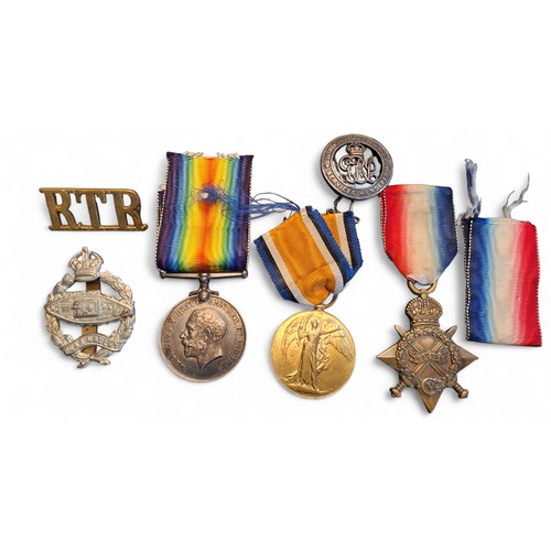 208 - A WWI War medal awarded to 307255 PTE. C. E. ELLIOT. W. RID.R.; a WWI Victory medal awarded to 27669... 