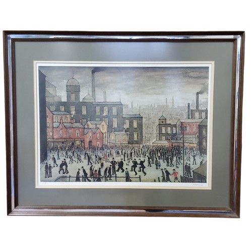 45 - Laurence Stephen Lowry RBA, RA (1887-1976), by and after, Our Town, signed in pencil, lithograph in ... 