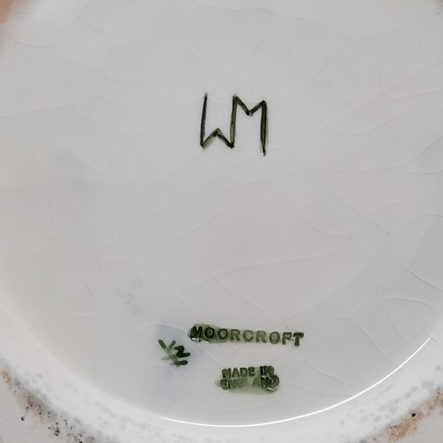 4 - A large Moorcroft Anemone pattern squat ovoid vase,&nbsp; tube lined with flowerheads and folaige, i... 