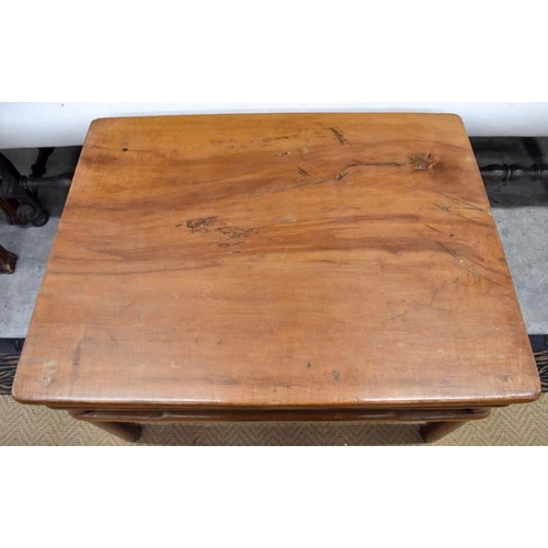 455 - An antique Chinese elm rectangular coffee table, late Qing Dynasty, 85 x 65 cm wide x 50 cm high