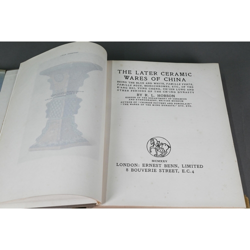 1007 - Hobson, RL - The Wares of the Ming Dynasty, 1st London: Benn Brothers 1923, ltd ed no 166/1500, dec ... 