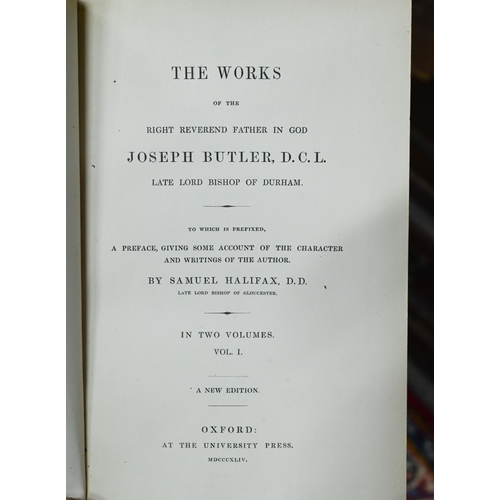 1013 - A collection of 18th and 19th century volumes on ministry, including Latimers Sermons 1788, Blair's ... 