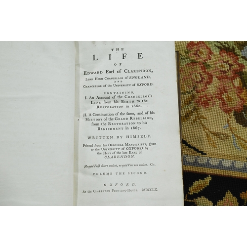 1015 - Various 18th century books - history and biography, including Plutarch's Lives, London: Jacob Tenson... 
