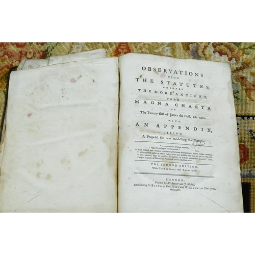 1015 - Various 18th century books - history and biography, including Plutarch's Lives, London: Jacob Tenson... 