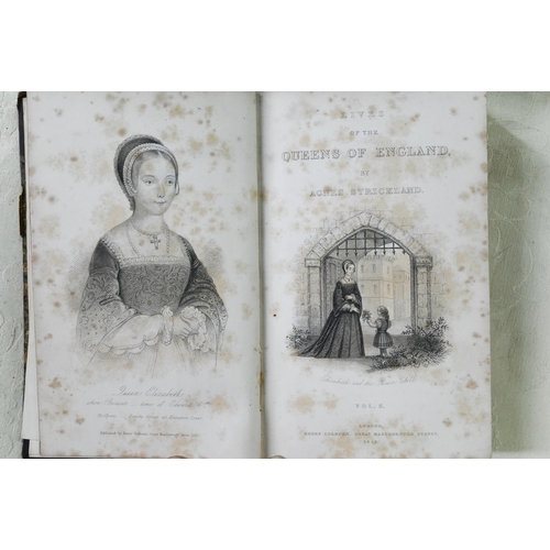 1016 - A collection of 19th century volumes on History and Biography including: Strickland, Agnes, Lives of... 