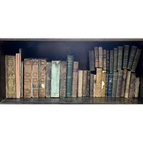 1018 - A quantity of 18th/19th and early 20th century vols - mostly literature and poetry including Scott T... 