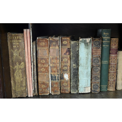 1018 - A quantity of 18th/19th and early 20th century vols - mostly literature and poetry including Scott T... 