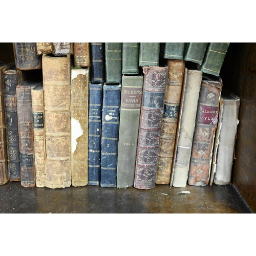 1018 - A quantity of 18th/19th and early 20th century vols - mostly literature and poetry including Scott T... 