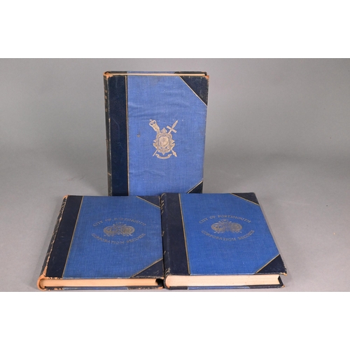 1022 - Gates, William G (edit.), City of Portsmouth Records of the Corporation in 3 vols, 1835-1927, 1928-1... 