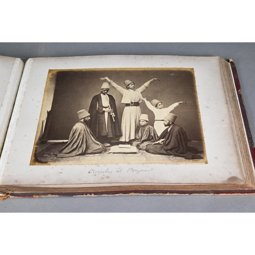 1031 - A good set of three Victorian photograph albums, mostly Grand Tour subjects including France, Switze... 