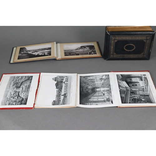 1032 - A charming album of photographs, circa 1914, depicting a group of young men on a European tour, some... 