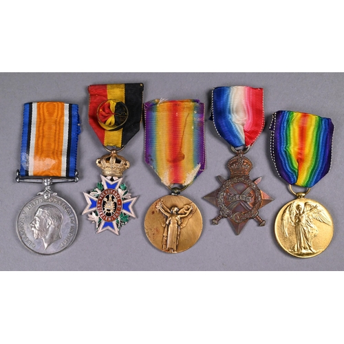 1115 - A WWI trio of medals to 138 Pte. H. Williams, R. Warwickshire Regt. comprising 1914-15 Star; 1914-18... 