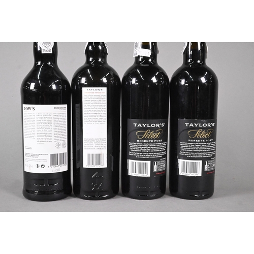 1144 - A bottle of Dow's Trademark Finest Reserve Port (c.2010), to/w a Tayor's 2002 vintage port and two b... 