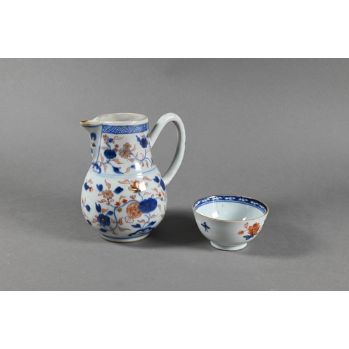 325 - A collection of 18th century Chinese porcelain, Qing dynasty, including four various blue and white ... 