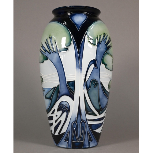 465 - A Moorcroft 'Kaypersley' vase by Emma Bossons, 2003, 25cm high