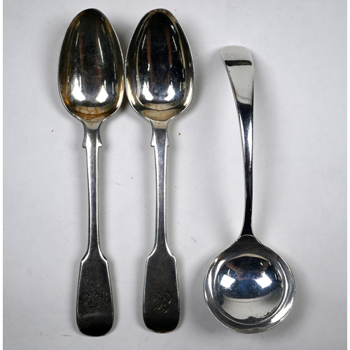 50 - Matched set of ten US sterling coffee spoons (one with UK hallmark (1936) to/w a cased set of six Er... 