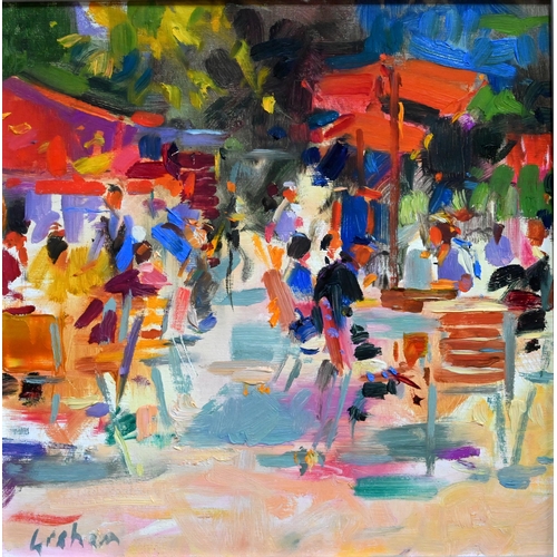 604 - Peter Graham (b 1959) - 'Plat du jour', oil on board, signed lower left, 29 x 28.5 cm, Llewellyn Ale... 