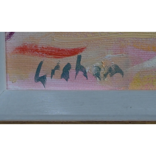 604 - Peter Graham (b 1959) - 'Plat du jour', oil on board, signed lower left, 29 x 28.5 cm, Llewellyn Ale... 