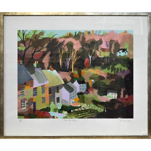 650 - After Richard Tuff (b 1965) - 'Across the valley', limited edition print numbered 209/250, pencil si... 