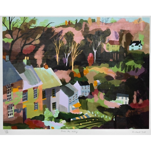 650 - After Richard Tuff (b 1965) - 'Across the valley', limited edition print numbered 209/250, pencil si... 