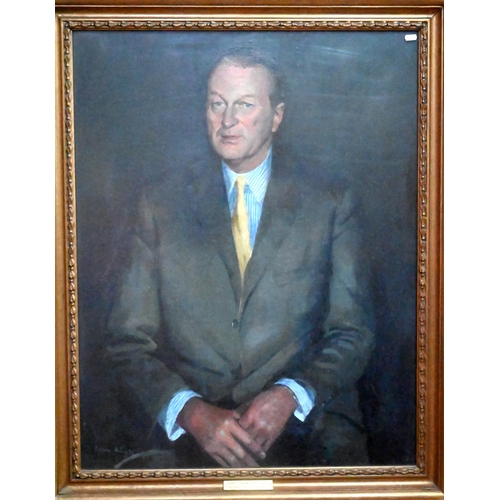 669 - William Dring (1904-99) - Portrait of Sir Ronald Gibson - Chairman of BMA Council 1966-71 and Master... 